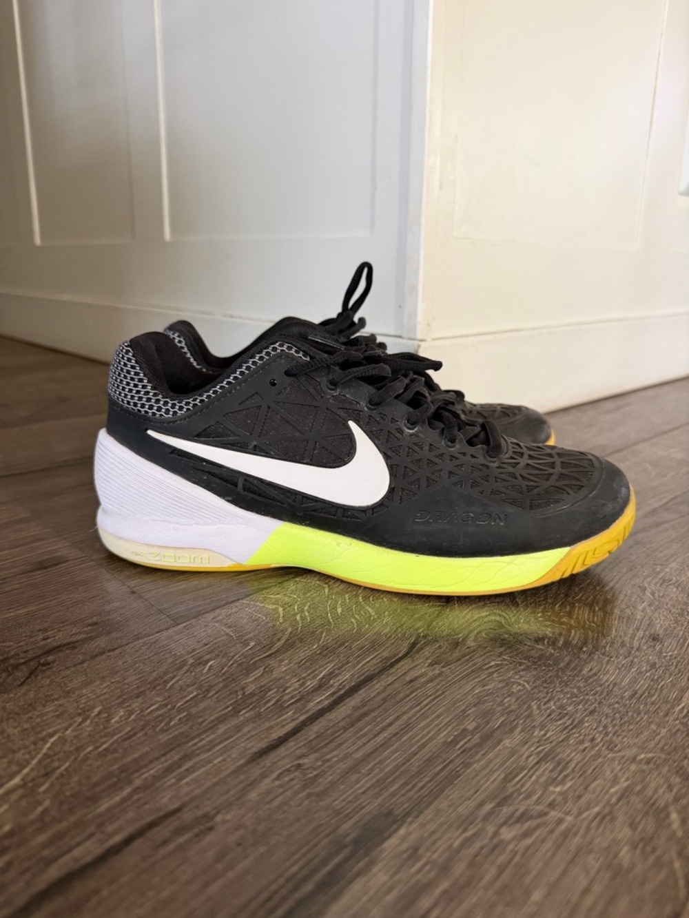 Nike Zoom Dragon Cage Shoes neon green and black womens 7.5